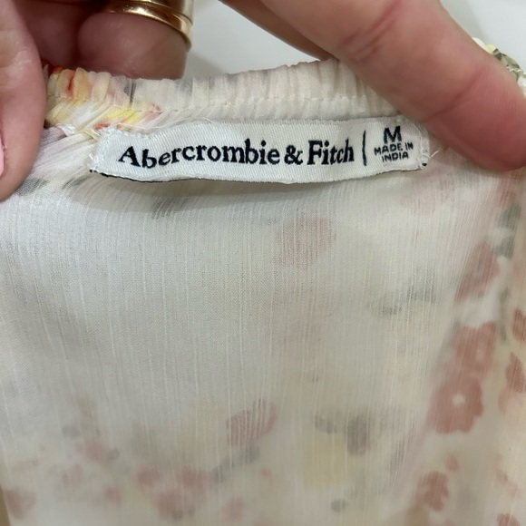 Abercrombie & Fitch ★ Off the shoulder Chiffon Bodysuit - Floral ★ - Picture 2 of 3